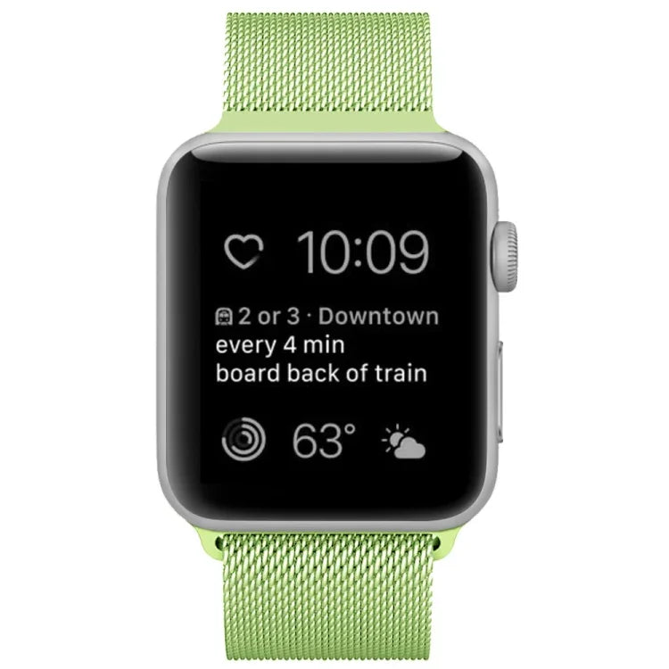 Apple Watch 시리즈용 밀라노 루프 자석 스테인리스 스틸 시계줄, 5 & 4 40mm / 3 & 2 & 1 38mm, 5 & 4 44mm / 3 & 2 & 1 42mm용