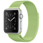Apple Watch 시리즈용 밀라노 루프 자석 스테인리스 스틸 시계줄, 5 & 4 40mm / 3 & 2 & 1 38mm, 5 & 4 44mm / 3 & 2 & 1 42mm용