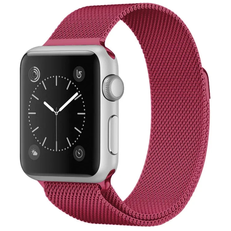 Apple Watch 시리즈용 밀라노 루프 자석 스테인리스 스틸 시계줄, 5 & 4 40mm / 3 & 2 & 1 38mm, 5 & 4 44mm / 3 & 2 & 1 42mm용