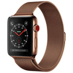 Apple Watch 시리즈용 밀라노 루프 자석 스테인리스 스틸 시계줄, 5 & 4 40mm / 3 & 2 & 1 38mm, 5 & 4 44mm / 3 & 2 & 1 42mm용