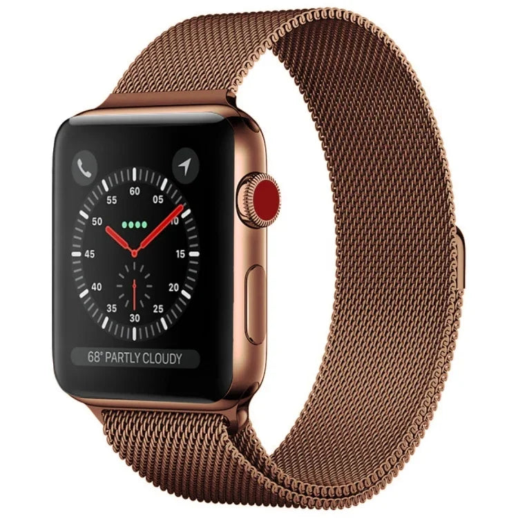 Apple Watch 시리즈용 밀라노 루프 자석 스테인리스 스틸 시계줄, 5 & 4 40mm / 3 & 2 & 1 38mm, 5 & 4 44mm / 3 & 2 & 1 42mm용