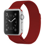 Apple Watch 시리즈용 밀라노 루프 자석 스테인리스 스틸 시계줄, 5 & 4 40mm / 3 & 2 & 1 38mm, 5 & 4 44mm / 3 & 2 & 1 42mm용