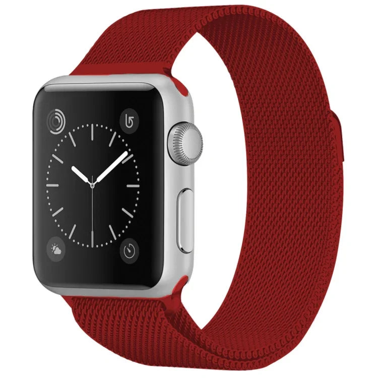 Apple Watch 시리즈용 밀라노 루프 자석 스테인리스 스틸 시계줄, 5 & 4 40mm / 3 & 2 & 1 38mm, 5 & 4 44mm / 3 & 2 & 1 42mm용
