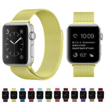 Apple Watch 시리즈용 밀라노 루프 자석 스테인리스 스틸 시계줄, 5 & 4 40mm / 3 & 2 & 1 38mm, 5 & 4 44mm / 3 & 2 & 1 42mm용