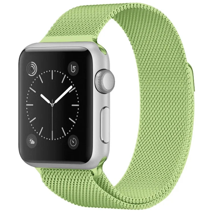 Apple Watch 시리즈용 밀라노 루프 자석 스테인리스 스틸 시계줄, 5 & 4 40mm / 3 & 2 & 1 38mm, 5 & 4 44mm / 3 & 2 & 1 42mm용