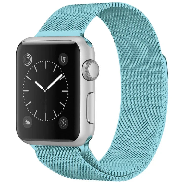 Apple Watch 시리즈용 밀라노 루프 자석 스테인리스 스틸 시계줄, 5 & 4 40mm / 3 & 2 & 1 38mm, 5 & 4 44mm / 3 & 2 & 1 42mm용