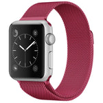Apple Watch 시리즈용 밀라노 루프 자석 스테인리스 스틸 시계줄, 5 & 4 40mm / 3 & 2 & 1 38mm, 5 & 4 44mm / 3 & 2 & 1 42mm용