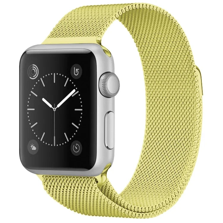Apple Watch 시리즈용 밀라노 루프 자석 스테인리스 스틸 시계줄, 5 & 4 40mm / 3 & 2 & 1 38mm, 5 & 4 44mm / 3 & 2 & 1 42mm용