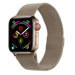 Apple Watch 시리즈용 밀라노 루프 자석 스테인리스 스틸 시계줄, 5 & 4 40mm / 3 & 2 & 1 38mm, 5 & 4 44mm / 3 & 2 & 1 42mm용
