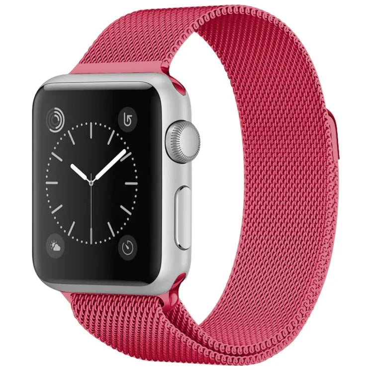 Apple Watch 시리즈용 밀라노 루프 자석 스테인리스 스틸 시계줄, 5 & 4 40mm / 3 & 2 & 1 38mm, 5 & 4 44mm / 3 & 2 & 1 42mm용