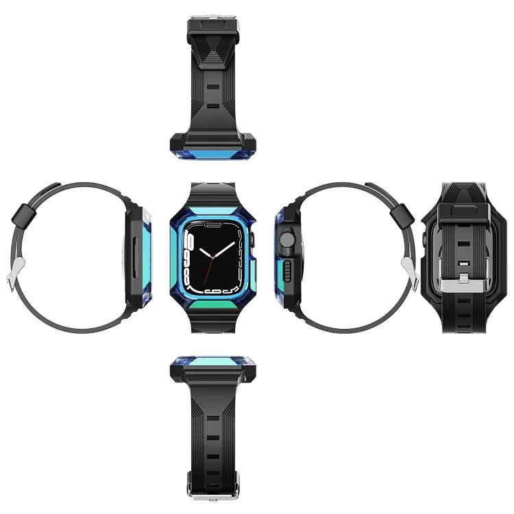 Armor Case Integrated TPU Watch Band, For Apple Watch 2 38mm, For Apple Watch 42mm, For Apple Watch 38mm