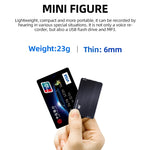 JNN M2 초슬림 HD 노이즈 감소 지능형 제어 음성 녹음기, 4GB, 8GB, 16GB, 32GB, 64GB
