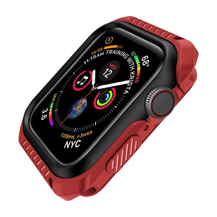 충격 방지 투톤 보호 케이스, Apple Watch 시리즈 3 & 2 & 1 42mm용, Apple Watch 시리즈 6 & SE & 5 & 4 44mm용
