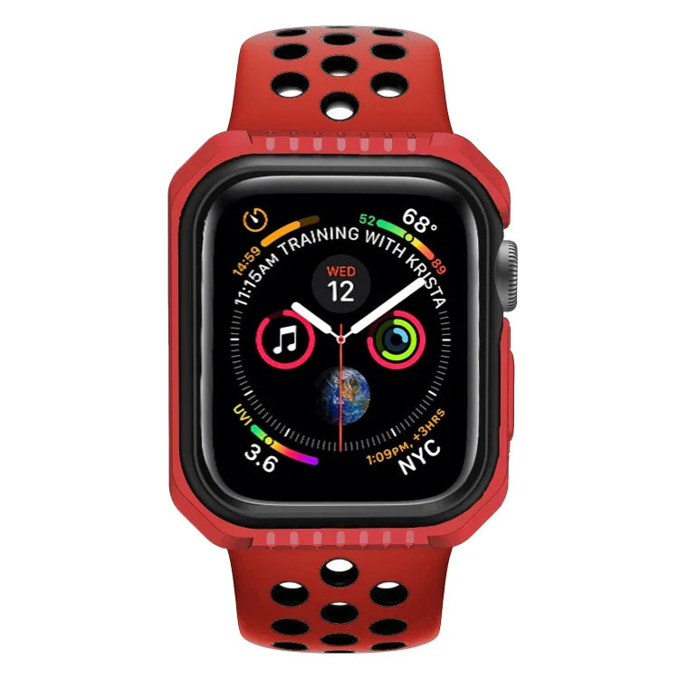 충격 방지 투톤 보호 케이스, Apple Watch 시리즈 3 & 2 & 1 42mm용, Apple Watch 시리즈 6 & SE & 5 & 4 44mm용