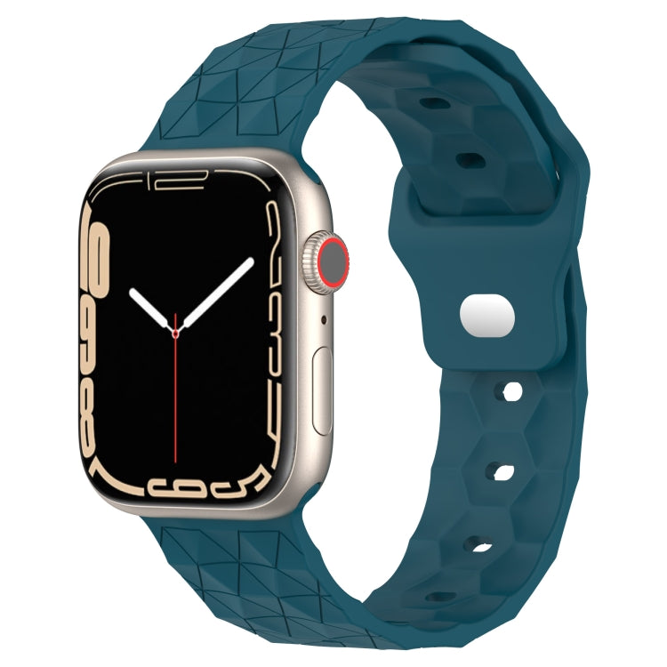 축구공 텍스처 실리콘 시계줄, 애플 워치 4 44mm용, 애플 워치 4 40mm용, 애플 워치 3 38mm용, 애플 워치 3 42mm용