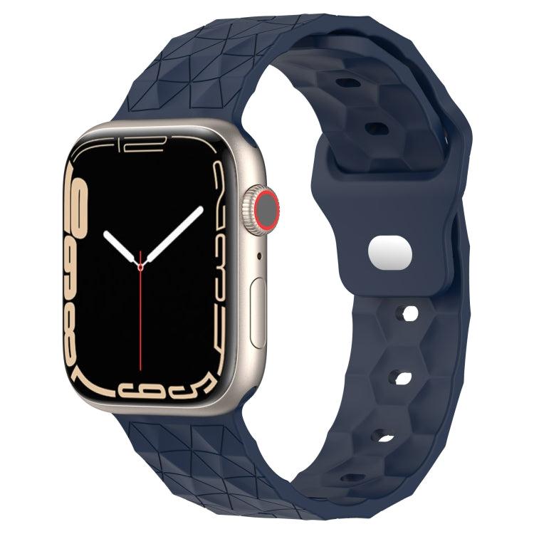 축구공 텍스처 실리콘 시계줄, 애플 워치 4 44mm용, 애플 워치 4 40mm용, 애플 워치 3 38mm용, 애플 워치 3 42mm용