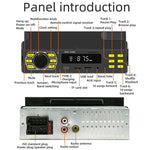 SWM D3400 Car Bluetooth MP3 Player Support Smart Voice Assistant / FM