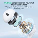 JOYROOM JR-EW01 3.5mm 하프 인이어 유선 이어폰, 길이: 1.2m, JR-EW01