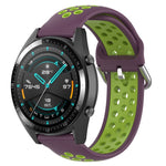 22mm Universal Sports Two Colors Silicone Replacement Strap Watchband