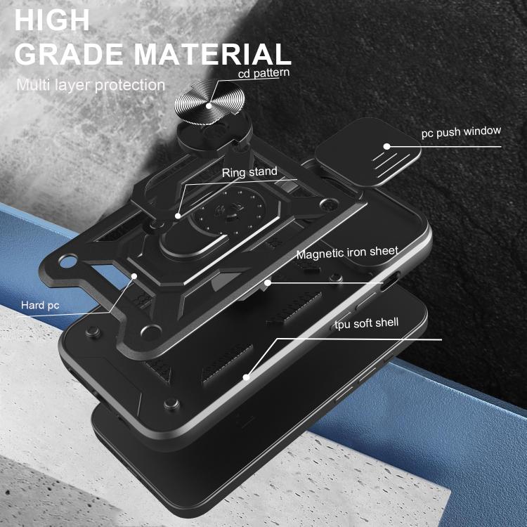 Sliding Camera Cover Design TPU+PC Phone Case, For iPhone 17e / 16e, For iPhone 17 Pro Max, For iPhone 17 Pro, For iPhone 17, For iPhone Air, For iPhone 16 Pro Max