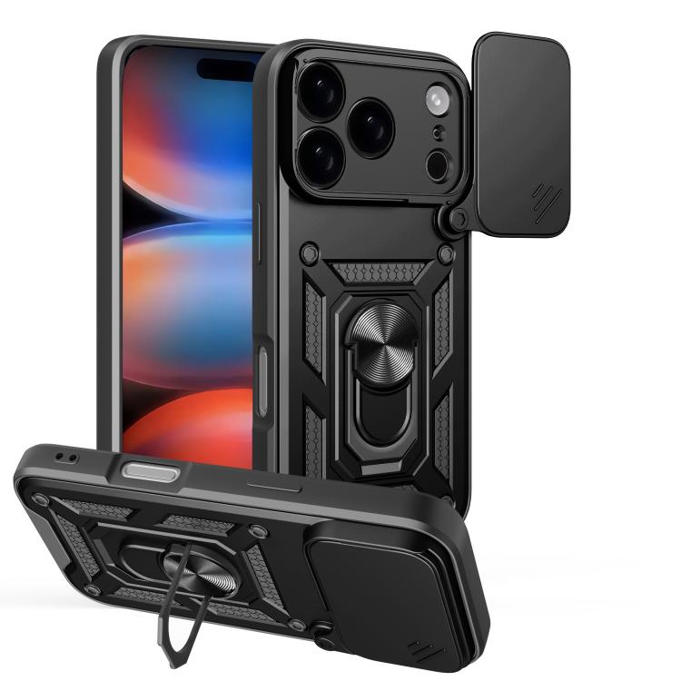 슬라이딩 카메라 커버 디자인 TPU+PC 휴대폰 케이스, 아이폰 17e / 16e용, 아이폰 17 프로 맥스용, 아이폰 17 프로용, 아이폰 17용, 아이폰 에어용, 아이폰 16 프로 맥스용