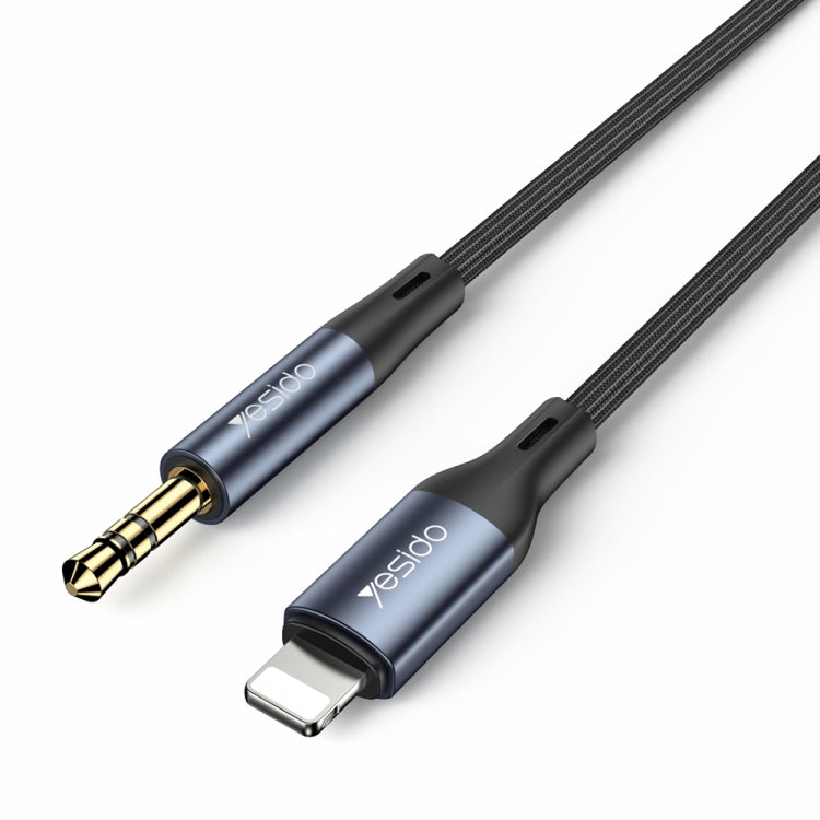 Yesido YAU35 8핀에서 3.5mm AUX 오디오 어댑터 케이블, YAU35