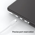 서리 낀 반투명 노트북 보호 케이스, Macbook Air 13인치 A1932/A2179/A2337용, MacBook Pro 16인치 A2141용, Macbook Air 13.3인치 A1466 / A1369용