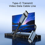 Yesido HM10 USB-C / Type-C to HDMI HD 어댑터 케이블, HM10