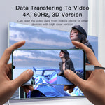 Yesido HM10 USB-C / Type-C to HDMI HD 어댑터 케이블, HM10