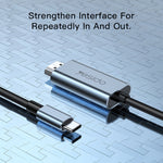 Yesido HM10 USB-C / Type-C to HDMI HD 어댑터 케이블, HM10