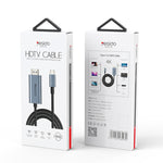 Yesido HM10 USB-C / Type-C to HDMI HD 어댑터 케이블, HM10