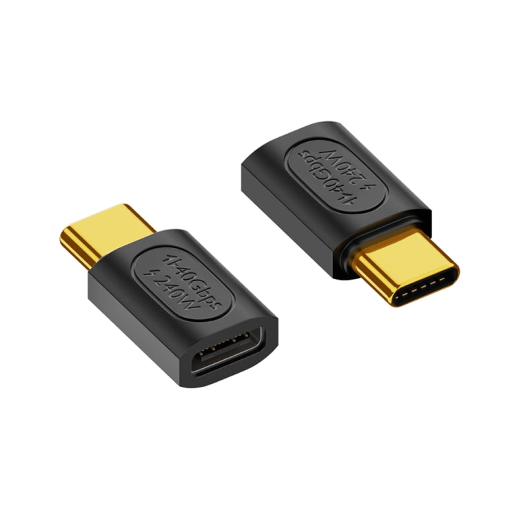 40Gbps 240W USB-C / Type-C 암-암 직선 어댑터, 직선 어댑터