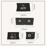 For BMW 1 Series / 3 Series / X1 / X3 Left Driving Car Air Conditioner Panel Switch Button, Air Volume Key Without OFF, Air Volume Key With OFF, AUTO Key, A Key, Snow Key