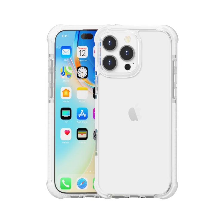 네 모서리 충격 방지 TPU 하이브리드 아크릴 폰 케이스, 아이폰 16 Pro Max용, 아이폰 16 Pro용, 아이폰 16 Plus용, 아이폰 16용