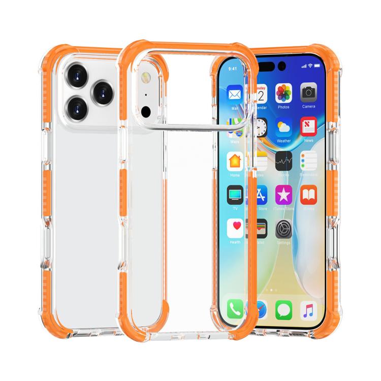 네 모서리 충격 방지 TPU 하이브리드 아크릴 폰 케이스, 아이폰 17 Pro Max용, 아이폰 17 Pro용, 아이폰 17용, 아이폰 Air용
