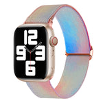Painted Pattern Nylon Replacement Watch Band, For Apple Watch 9 45mm, For Apple Watch SE 2022 40mm, For Apple Watch 9 41mm, For Apple Watch SE 2022 44mm, For Apple Watch 7 41mm, For Apple Watch 7 45mm