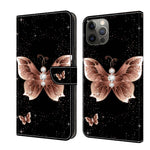 Crystal 3D Shockproof Protective Leather Phone Case, For iPhone 11 Pro, For iPhone X / XS