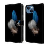 Crystal 3D Shockproof Protective Leather Phone Case, For iPhone 14 Pro Max, For iPhone 15