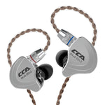 CCA CCA-C10 3.5mm 금도금 플러그 10유닛 하이브리드 유선 컨트롤 인이어 이어폰, 마이크 없음