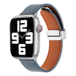 Magnetic Buckle Skin Feel Leather Watch Band, For Apple Watch SE 2023 44mm, For Apple Watch Ultra 49mm, For Apple Watch SE 2023 40mm, For Apple Watch SE 2022 40mm, For Apple Watch Serie 9 41mm, For Apple Watch SE 2022 44mm