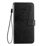 Embossed Butterfly Leather Phone Case, For iPhone 17e / 16e, For iPhone 17 Pro Max, For iPhone 17 Pro, For iPhone 17, For iPhone Air, For iPhone 16 Pro Max