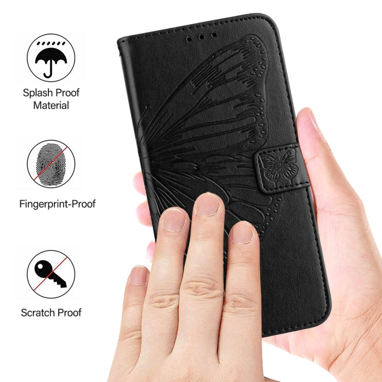 Embossed Butterfly Leather Phone Case, For iPhone 17e / 16e, For iPhone 17 Pro Max, For iPhone 17 Pro, For iPhone 17, For iPhone Air, For iPhone 16 Pro Max