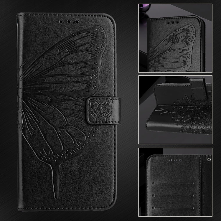 Embossed Butterfly Leather Phone Case, For iPhone 17e / 16e, For iPhone 17 Pro Max, For iPhone 17 Pro, For iPhone 17, For iPhone Air, For iPhone 16 Pro Max