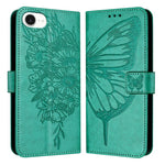 Embossed Butterfly Leather Phone Case, For iPhone 17e / 16e, For iPhone 17 Pro Max, For iPhone 17 Pro, For iPhone 17, For iPhone Air, For iPhone 16 Pro Max