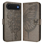 Embossed Butterfly Leather Phone Case, For iPhone 17e / 16e, For iPhone 17 Pro Max, For iPhone 17 Pro, For iPhone 17, For iPhone Air, For iPhone 16 Pro Max