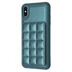 Grid Card Slot Holder Phone Case, For iPhone XS Max, For iPhone 8 Plus / 7 Plus