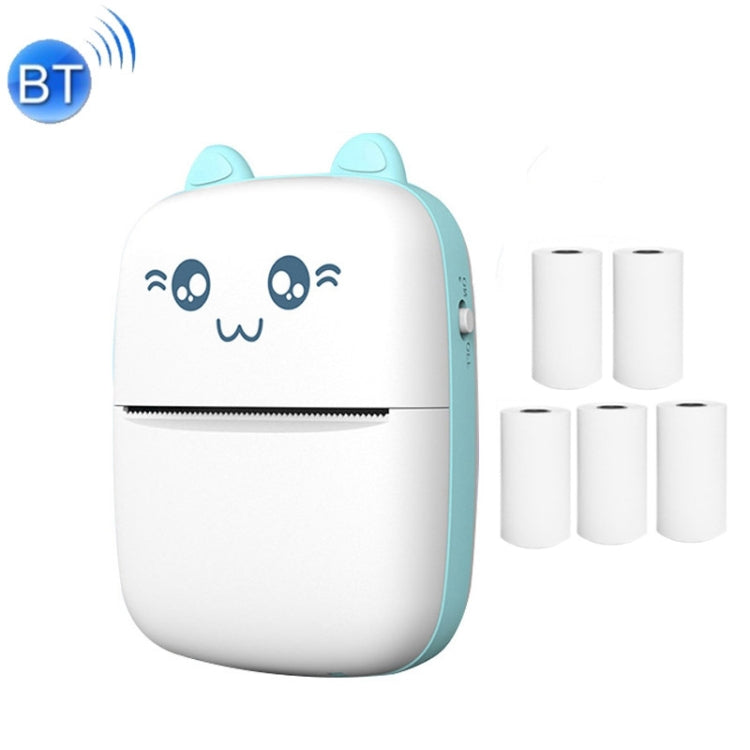 C9 미니 블루투스 무선 열 프린터, 1롤 용지 포함, 5장 용지 포함, 10장 용지 포함, 5장 스티커 용지 포함, 5장 용지 & 5장 스티커 용지 포함, 5장 용지 & 5장 스티커 & 3색 용지 포함