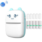 C9 미니 블루투스 무선 열 프린터, 1롤 용지 포함, 5장 용지 포함, 10장 용지 포함, 5장 스티커 용지 포함, 5장 용지 & 5장 스티커 용지 포함, 5장 용지 & 5장 스티커 & 3색 용지 포함