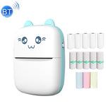 C9 미니 블루투스 무선 열 프린터, 1롤 용지 포함, 5장 용지 포함, 10장 용지 포함, 5장 스티커 용지 포함, 5장 용지 & 5장 스티커 용지 포함, 5장 용지 & 5장 스티커 & 3색 용지 포함