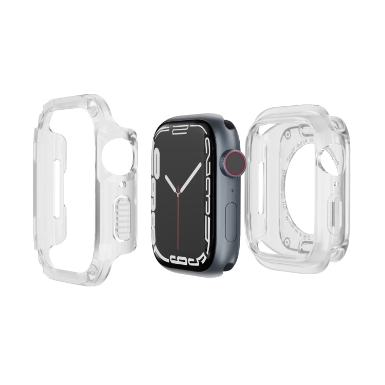 2-in-1 PC Hybrid TPU Armor Watch Case, For Apple Watch Ultra 4 / 3 / 2 / 1 49mm, For Apple Watch Series 6 / 5 / 4 / SE 44mm, For Apple Watch Series 6 / 5 / 4 / SE 40mm, For Apple Watch Series 9 / 8 / 7 45mm, For Apple Watch Series 9 / 8 / 7 41mm
